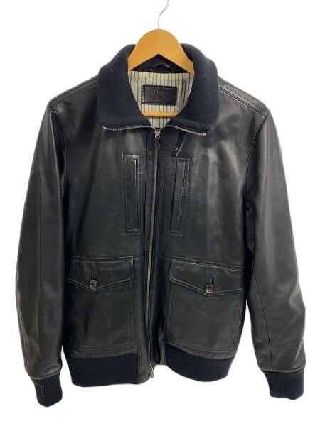 EDIFICE(エディフィス) / レザージャケット・ブルゾン/40/羊革/BLK