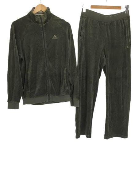 adidas(アディダス) / ベロアジャージ/セットアップ/L/コットン/GRN