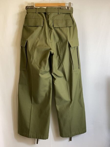 sacai(サカイ) / カーゴパンツ/2/コットン/GRN/無地/25-03695M