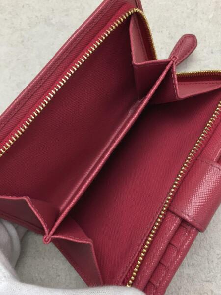 PRADA(プラダ) / 2つ折り財布/レザー/PNK/1M1225 | 中古品の販売・通販