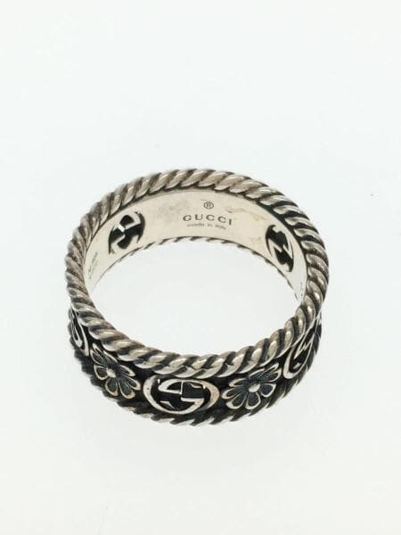 GUCCI(グッチ) / フラワーリング/ダブルG/SV925/11号/SLV/レディース
