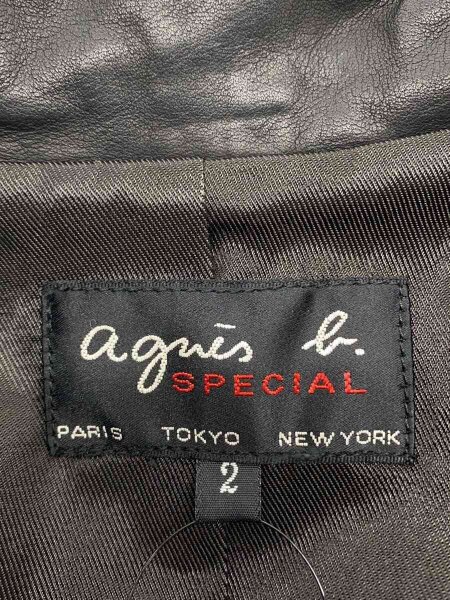 agnes b.(アニエスベー) / SPECIAL/ダブルライダースジャケット/2
