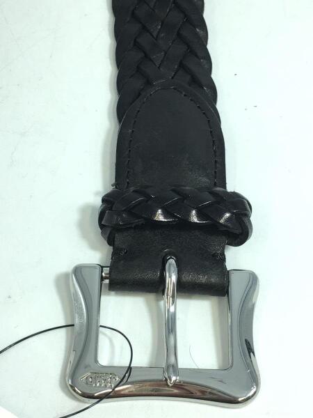 J &M DAVIDSON レザーメッシュベルト ブラック36/90