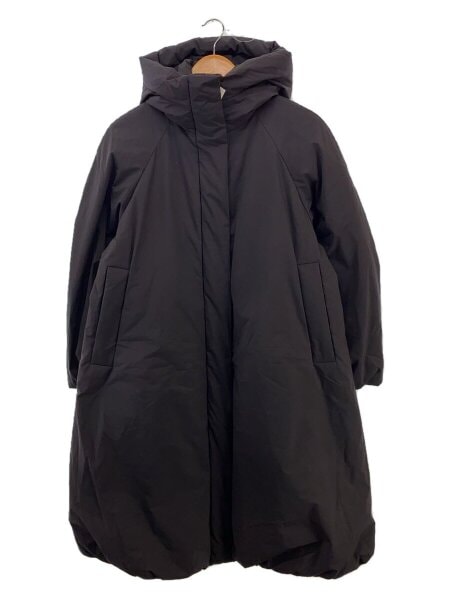 CLANE(クラネ) / BALLOON HOODIE LONG DOWN COAT/1/ポリエステル/BLK
