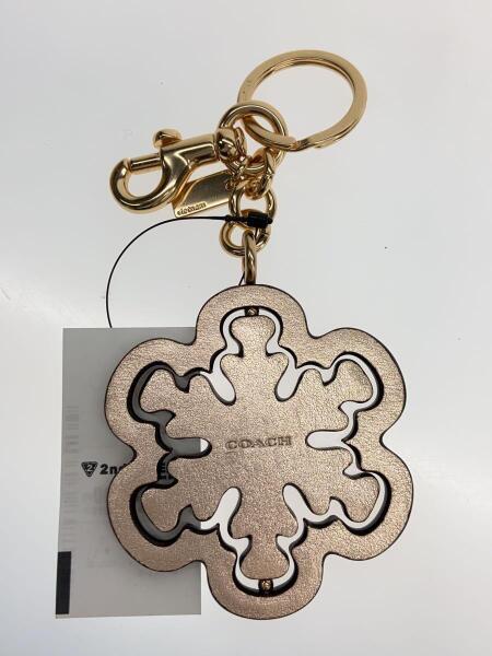 COACH(コーチ) / キーホルダー/レザー/BEG/総柄/レディース | 中古品の