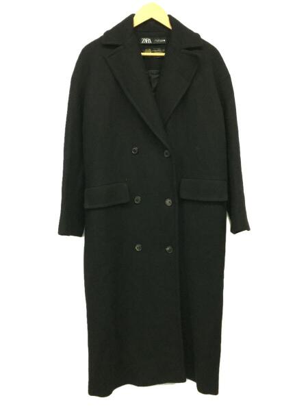 ZARA(ザラ) / OVERSIZE COAT/MANTECO/チェスターコート/S/レーヨン/BLK