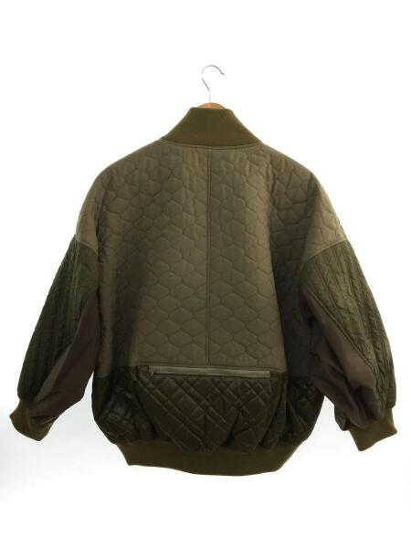 stof ストフ 山肌コラージュキルトブルゾン