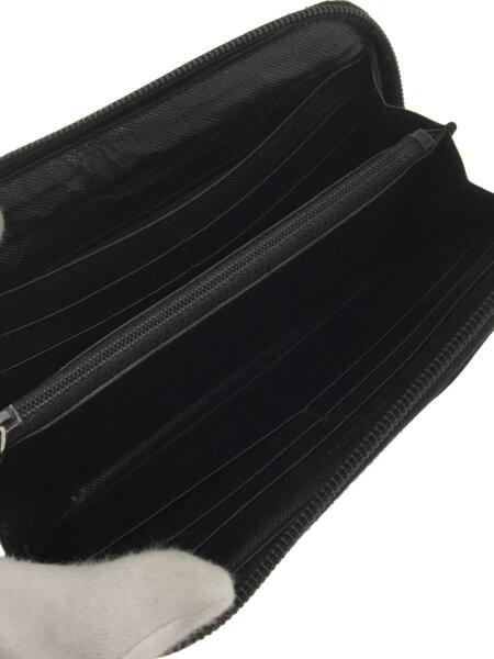 PRADA(プラダ) / ラウンドファスナー長財布/ナイロン/ブラック/メンズ