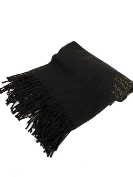 YOHJI YAMAMOTO(ヨウジヤマモト) / マフラー/アクリル/BLK/メンズ