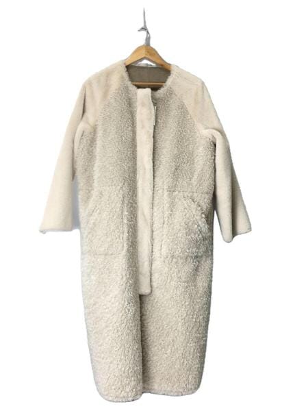 新品AmeriREVERSIBLE TWIN BOA COATホワイト