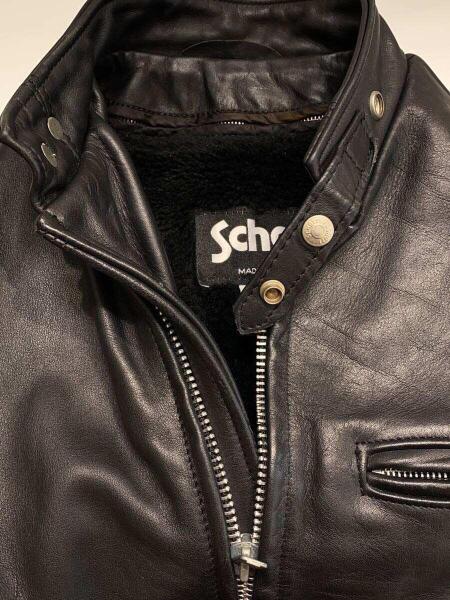 Schott(ショット) / シングルライダースジャケット/ボアライナー/36