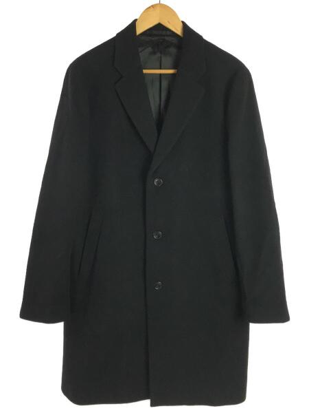UNIQLO(ユニクロ) / チェスターコート/L/ウール/カシミヤ混/ブラック