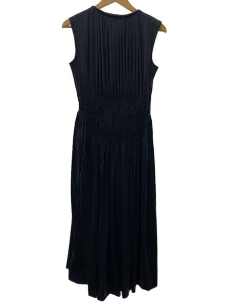 ISSEY MIYAKE(イッセイミヤケ) / 長袖ワンピース/2/ポリエステル/BLK