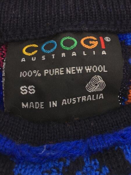 COOGI(クージー) / セーター(厚手)/SS/ウール/マルチカラー/総柄/3D