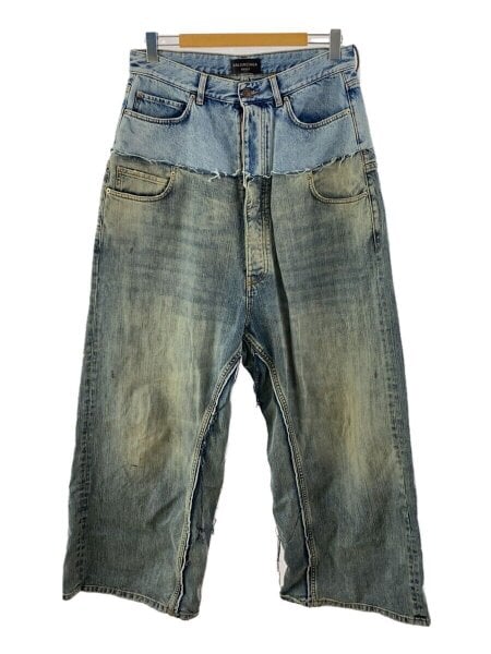 BALENCIAGA(バレンシアガ) / 24AW/Cut Up Baggy Denim Pants/ボトム/M