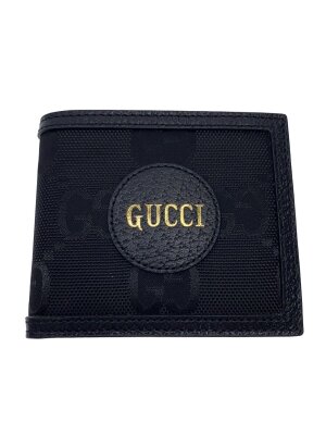 GUCCI(グッチ) / 2つ折り財布/レザー/BLK/メンズ/035・0416・1988