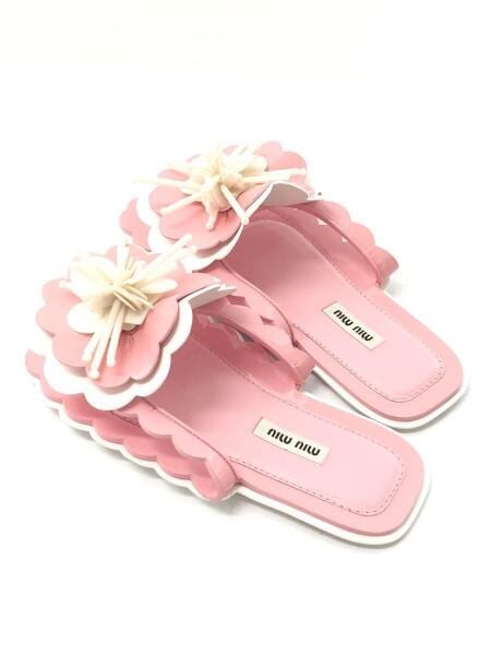 MIU MIU(ミュウミュウ) / 17SS/レトロフラワービーチサンダル/36