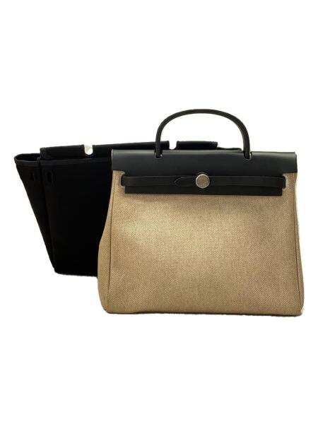 HERMES(エルメス) / 箱有/ハンドバッグ_エールバッグPM/ブラック/刻印