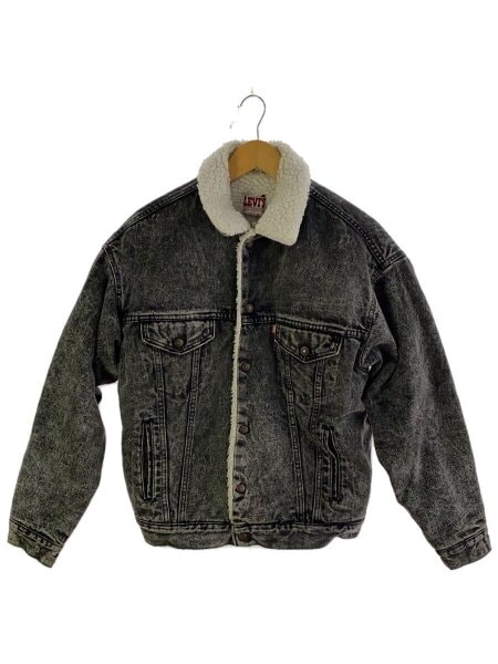 Levi's(リーバイス) / 80s/ブラックデニムボアジャケットボア毛玉汚れ