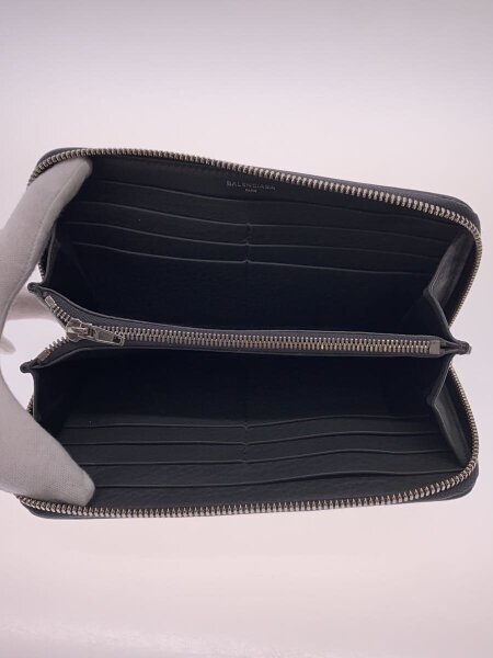 BALENCIAGA(バレンシアガ) / 長財布/レザー/BLK/無地/メンズ// | 中古