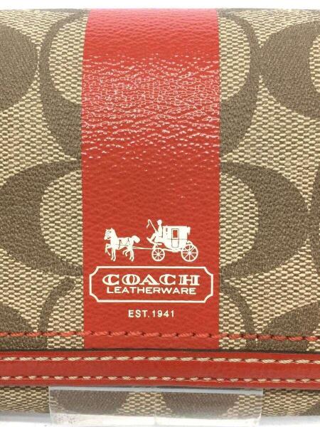 COACH(コーチ) / 2つ折り財布_ヘリテージ_ストライプ_シグネチャー