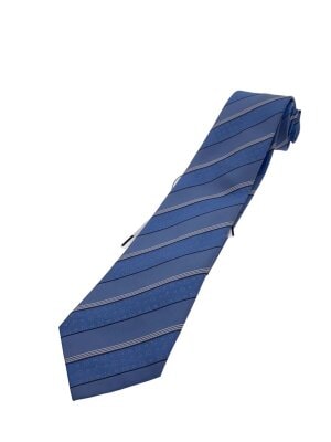 LOUIS VUITTON(ルイヴィトン) / ネクタイ/シルク/BLU/ストライプ