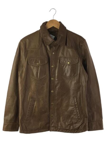 EDDIE BAUER(エディーバウアー) / レザーシャツジャケット/S/牛革