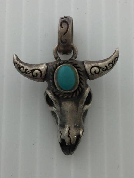 SAAD(サード) / バッファロースカル/ターコイズ/ペンダントトップ