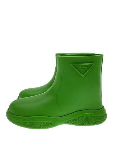 PRADA(プラダ) / レインブーツ/38/GRN// | 中古品の販売・通販なら