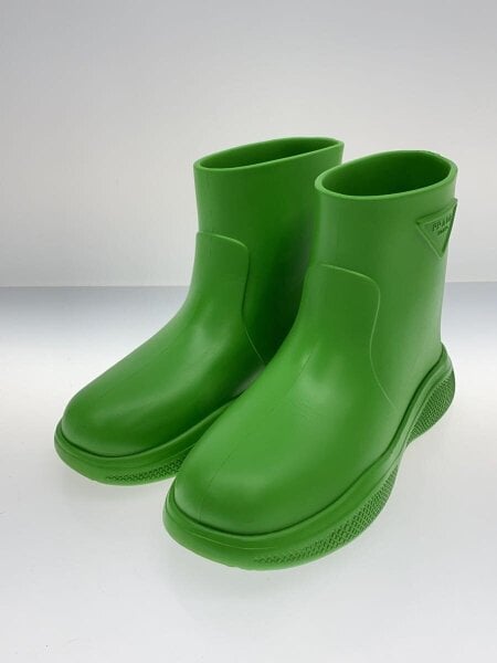 PRADA(プラダ) / レインブーツ/38/GRN// | 中古品の販売・通販なら