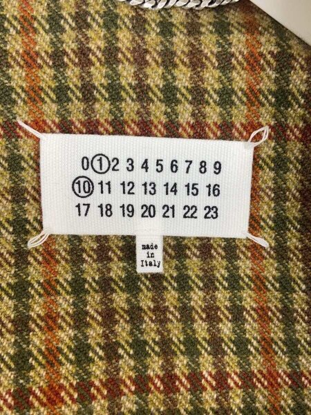 Maison Margiela(メゾンマルジェラ) / 22AW/ウール チェックロング