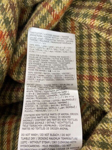 Maison Margiela(メゾンマルジェラ) / 22AW/ウール チェックロング