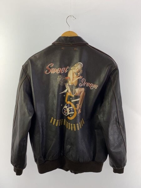 d*3様 希少 アヴィレックス レザージャケット ピンナップガール 90s