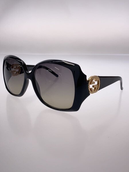 GUCCI(グッチ) / インターロッキングG/サングラス/--/プラスチック/BLK