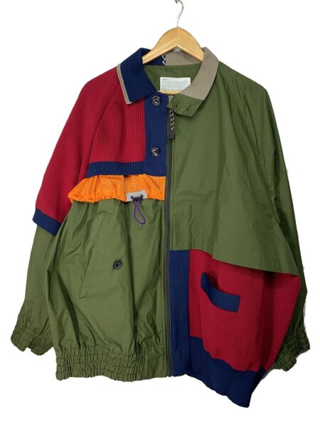 kolor(カラー) / 22SS/ZIP BLOUSON/ドッキングジャケット/2/ナイロン