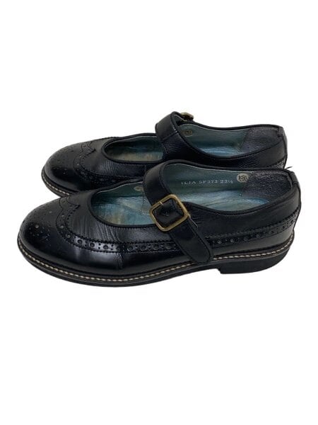 HARUTA(ハルタ) / フラットパンプス/22.5cm/BLK/レザー/SF373/メリー