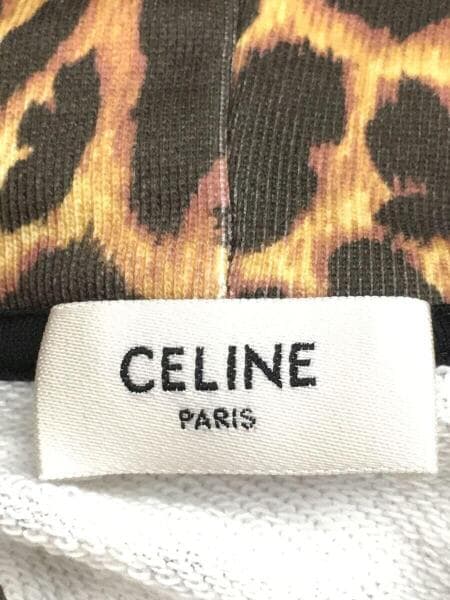 CELINE(セリーヌ) / ロゴプリントパーカー/XXL/レオパード/アニマル