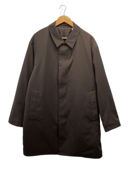 ユニクロC パフテックハーフコート M ダークブラウン UNIQLO 秋に向け