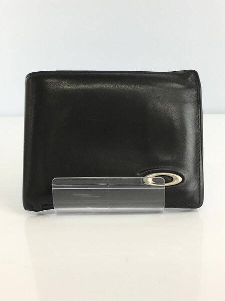 OAKLEY(オークリー) / 2つ折り財布/レザー/BLK/無地/メンズ | 中古品の