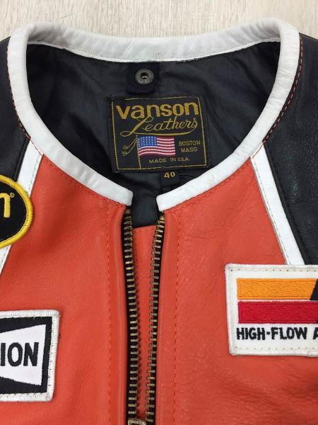 VANSON(バンソン) / バンソン/レザージャケット・ブルゾン/40/牛革/BLK