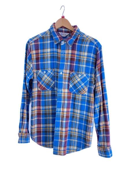 FIVE BROTHER(ファイブブラザー) / ネルシャツ/L/コットン/ブルー