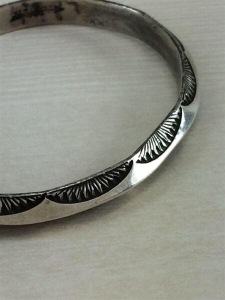 Navajo Vincent Joe Platero トライアングル バングル Navajo Vincent