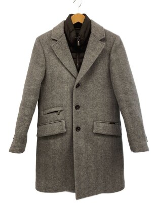 MOORER(ムーレー) / チェスターコート/48/ウール/GRY | 古着の販売