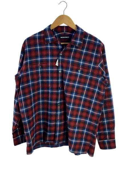 GOD SELECTION XXX 刺繍オンブレチェックネルシャツデザイン◎