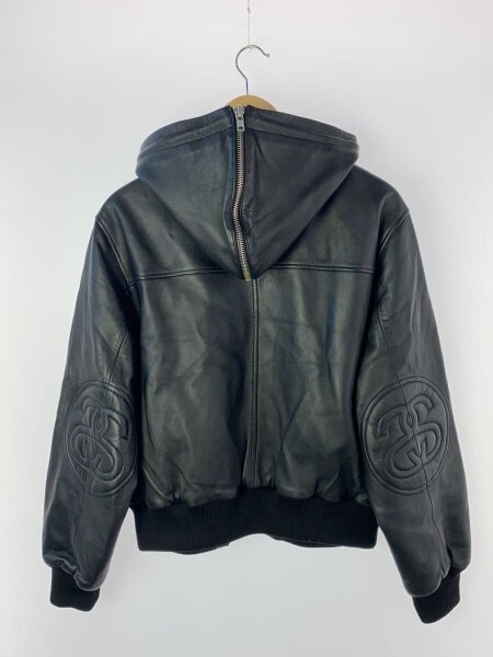 STUSSY(ステューシー) / レザージャケット・ブルゾン/S/羊革/BLK