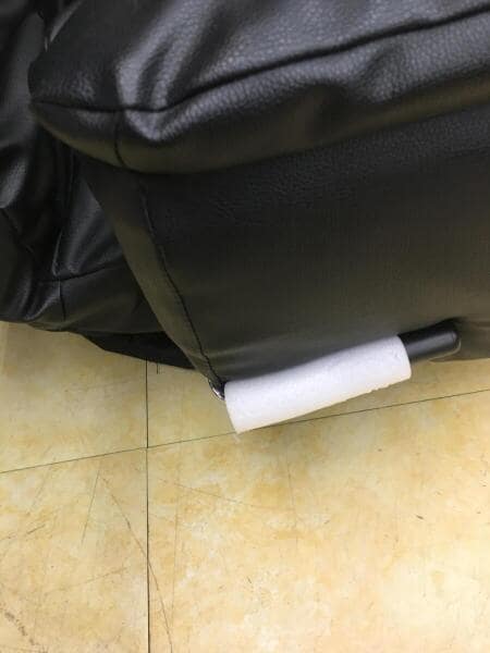 NITORI(ニトリ) / #座椅子/フェイクレザー/BLK/肘付き回転コイル座椅子