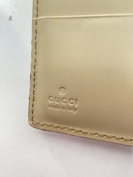 GUCCI(グッチ) / 2つ折り財布/レザー/BEG/総柄/メンズ/146223 0416