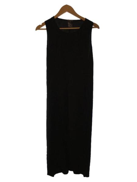 ANN DEMEULEMEESTER ノースリーブチュニック 38 ブラック ANN