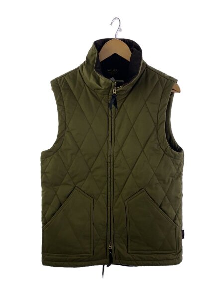 WESTRIDE ダウンベスト キルティング オリーブグリーン M(36-38