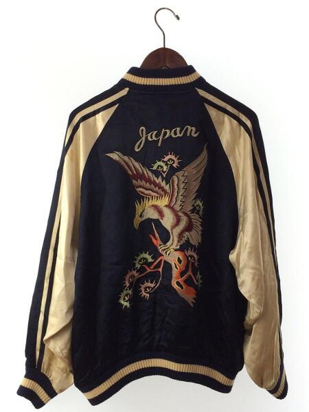 HOUSTON(ヒューストン) / 初期漢字タグ/スカジャン/L/レーヨン/シミ